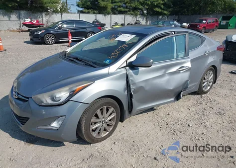 2015 Hyundai Elantra Se z USA, uszkodzony, nr VIN KMHDH4AE5FU293872
